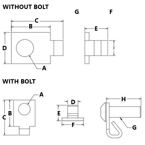 Picture of 651502 - Single Tab End Fastener
