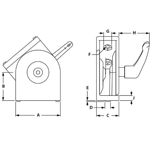 Picture of 671108 - Pivot Joint 4080 with Locking Lever