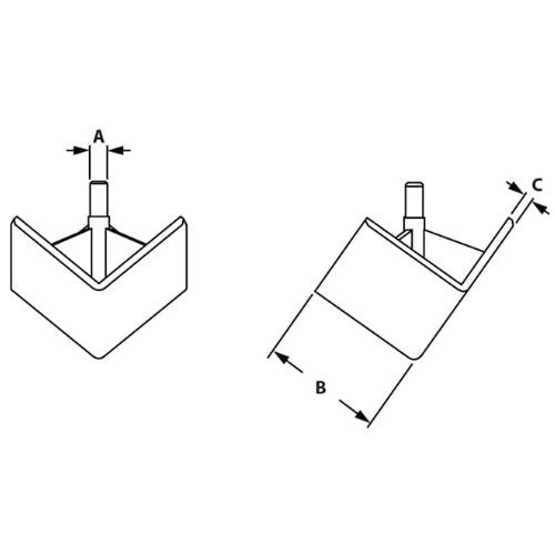 Picture of 671673 - Cover Cap for 3-way Connector Angle