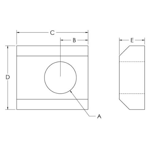 Picture of 651074 - Standard T-nut Offset