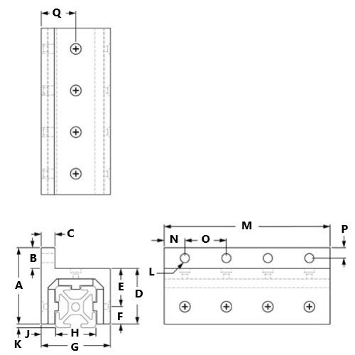 Picture of 657151 - Economy Single Flange Linear Bearings-Long