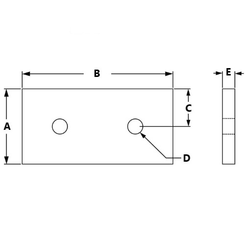 dimensions-DOUBLE MESH PANEL RETAINER